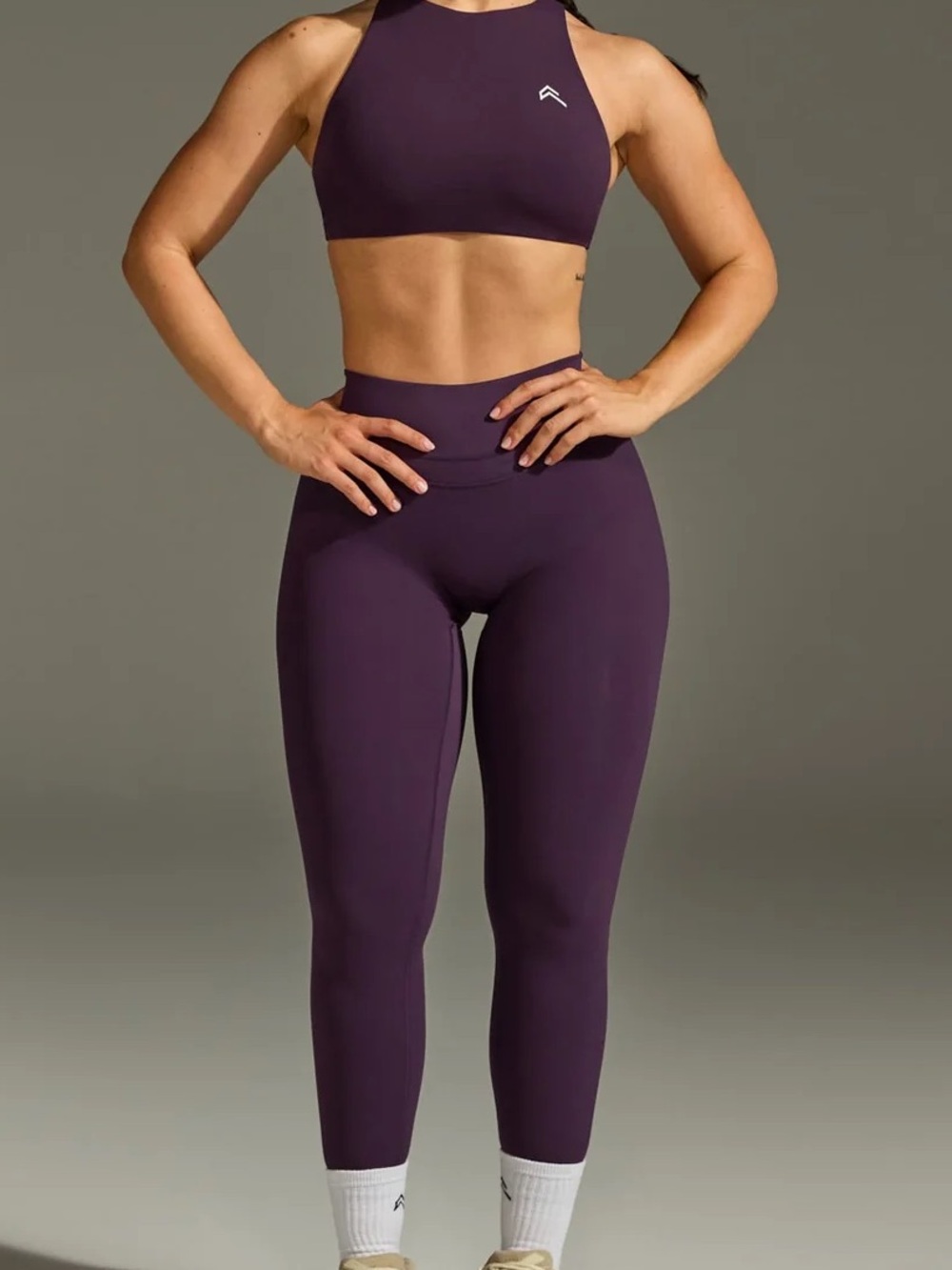 Oner active  ™ HIGH WAISTED LEGGINGS WHITE LOGO